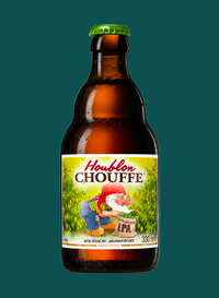 Une bouteille de chouffe pour représenter l'objet de mon projet